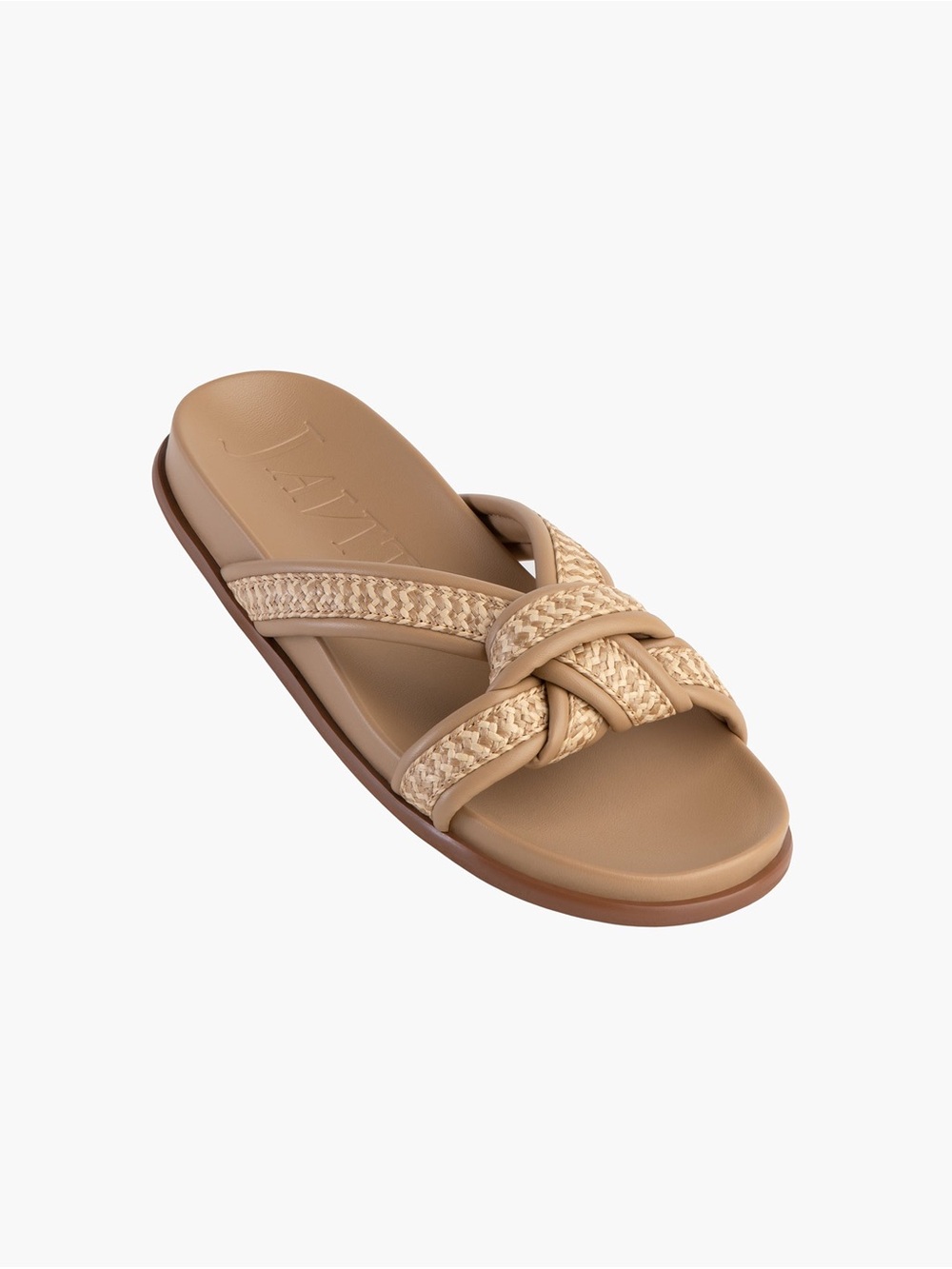 Eric Javits Notti Peanut Straw Espadrilles